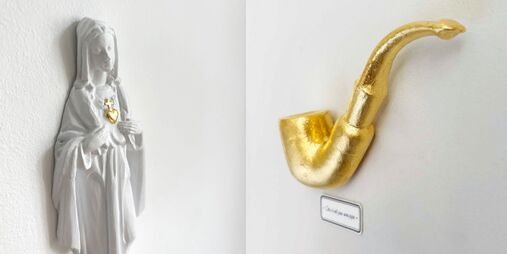 Maria mit Herz und Pfeife Ursula